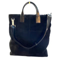 Gucci Tom Ford Vintage Made In Italy Black Suede Tote Bag Rago Bros Restored